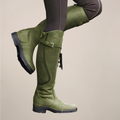 Isla | Effortless Knee-High Brown Boots with Buckle Detail