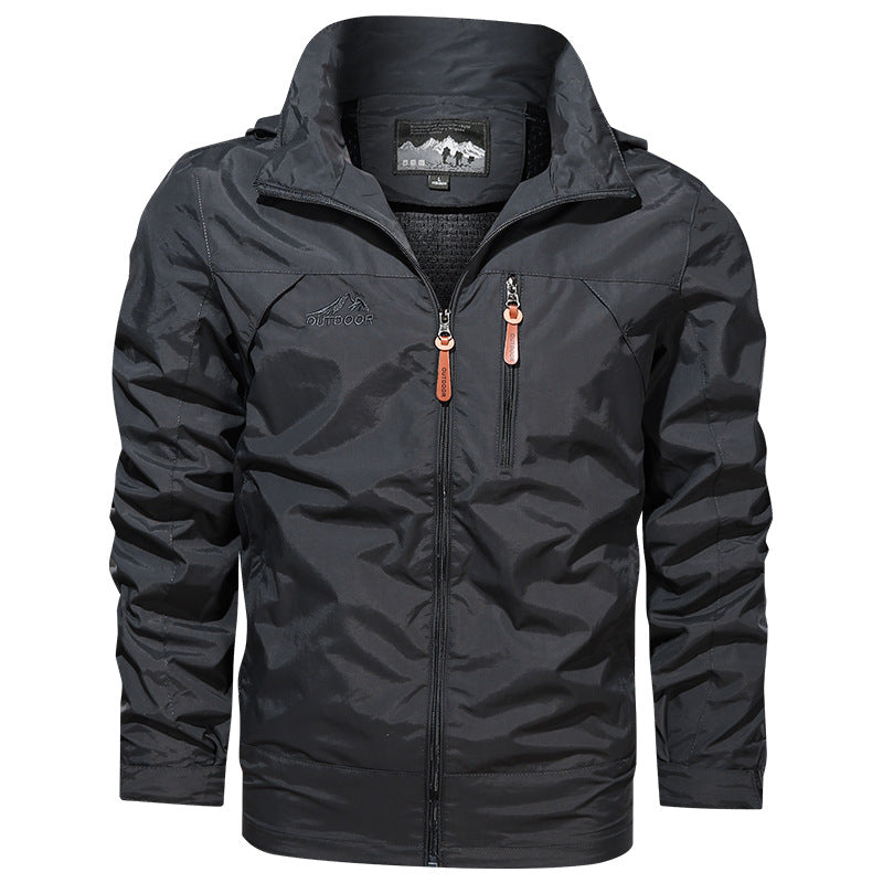 Albert | Full Zip Mens Waterproof Jacket for Hiking