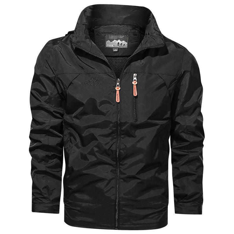 Albert | Full Zip Mens Waterproof Jacket for Hiking