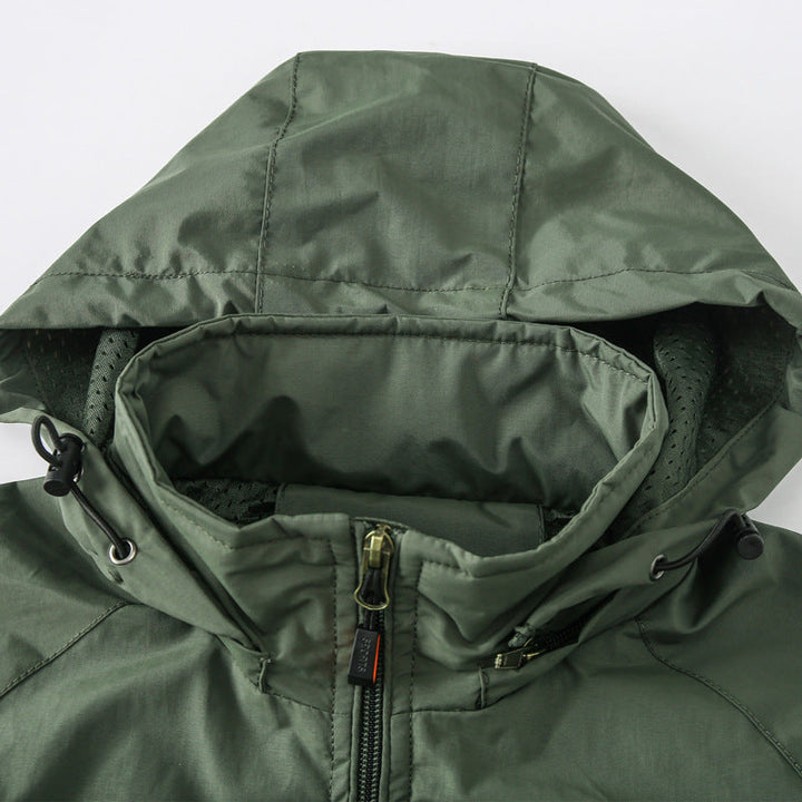 Albert | Full Zip Mens Waterproof Jacket for Hiking