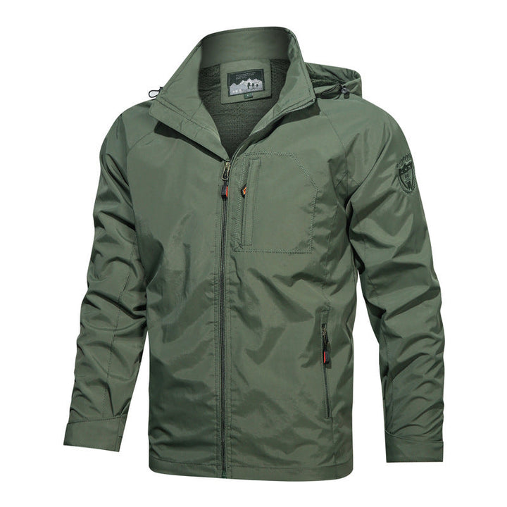 Albert | Full Zip Mens Waterproof Jacket for Hiking