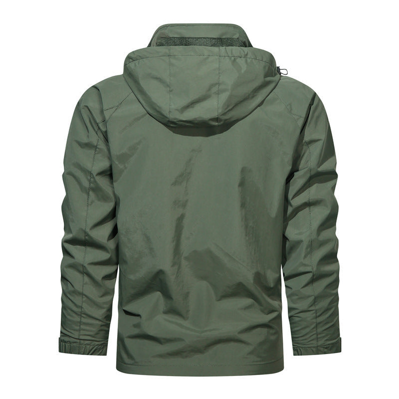 Albert | Full Zip Mens Waterproof Jacket for Hiking
