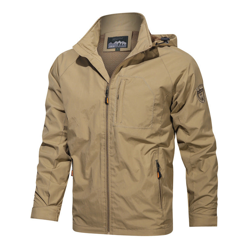 Albert | Full Zip Mens Waterproof Jacket for Hiking