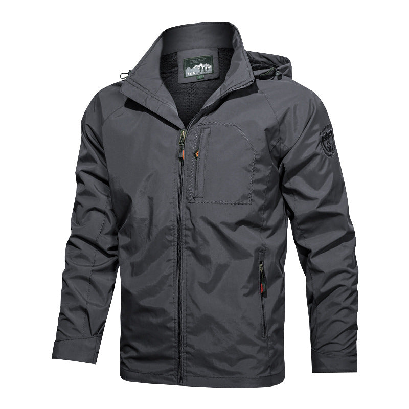 Albert | Full Zip Mens Waterproof Jacket for Hiking