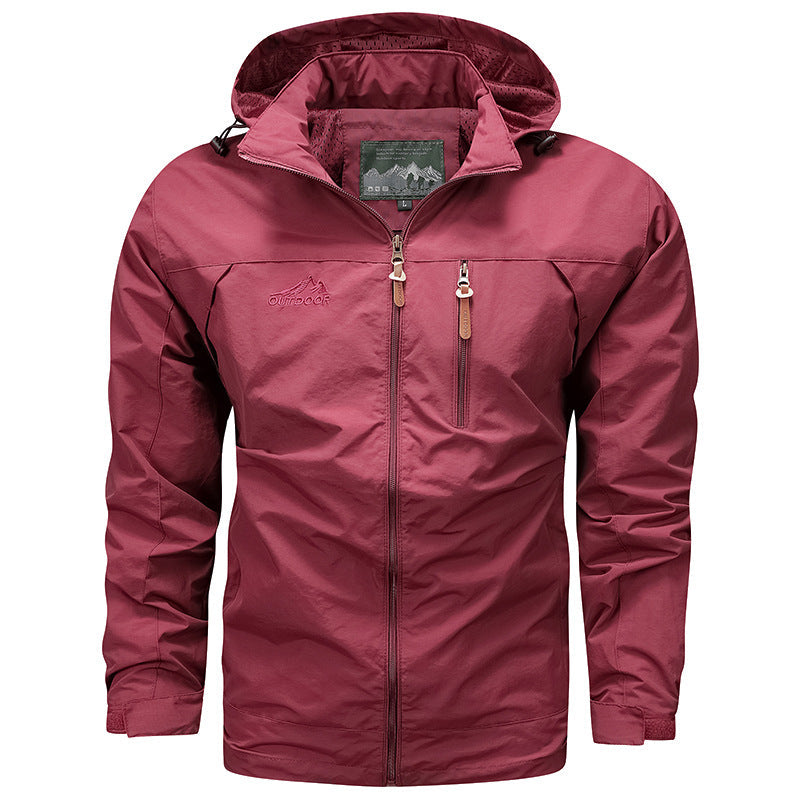 Albert | Full Zip Mens Waterproof Jacket for Hiking