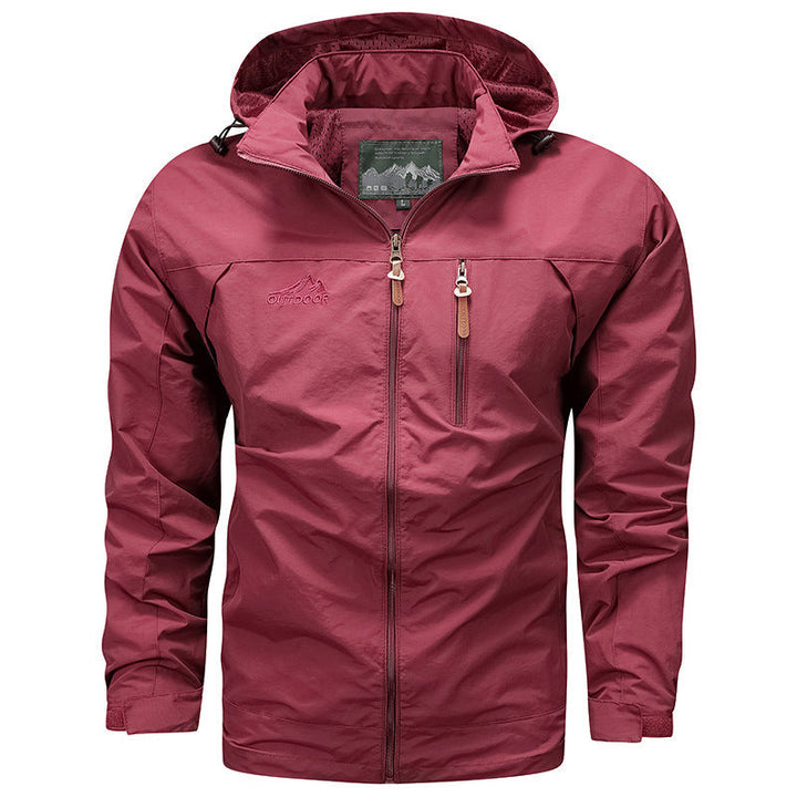 Albert | Full Zip Mens Waterproof Jacket for Hiking