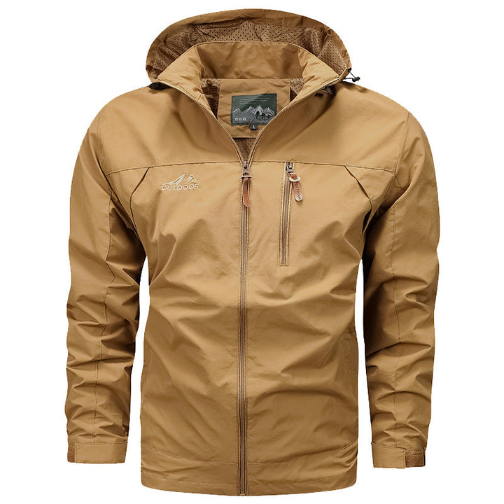 Albert | Full Zip Mens Waterproof Jacket for Hiking