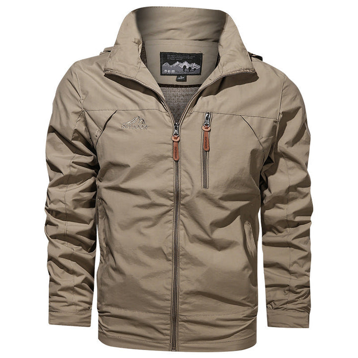 Albert | Full Zip Mens Waterproof Jacket for Hiking
