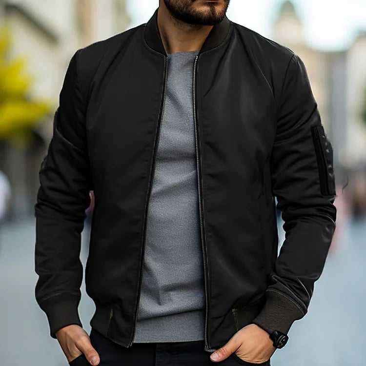 Alfie | Cosy Classic Zip-Up Bomber Jacket