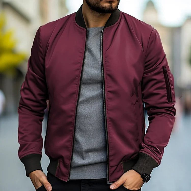 Alfie | Cosy Classic Zip-Up Bomber Jacket