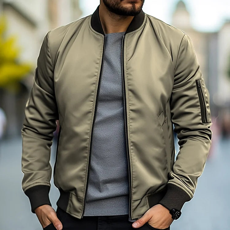 Alfie | Cosy Classic Zip-Up Bomber Jacket