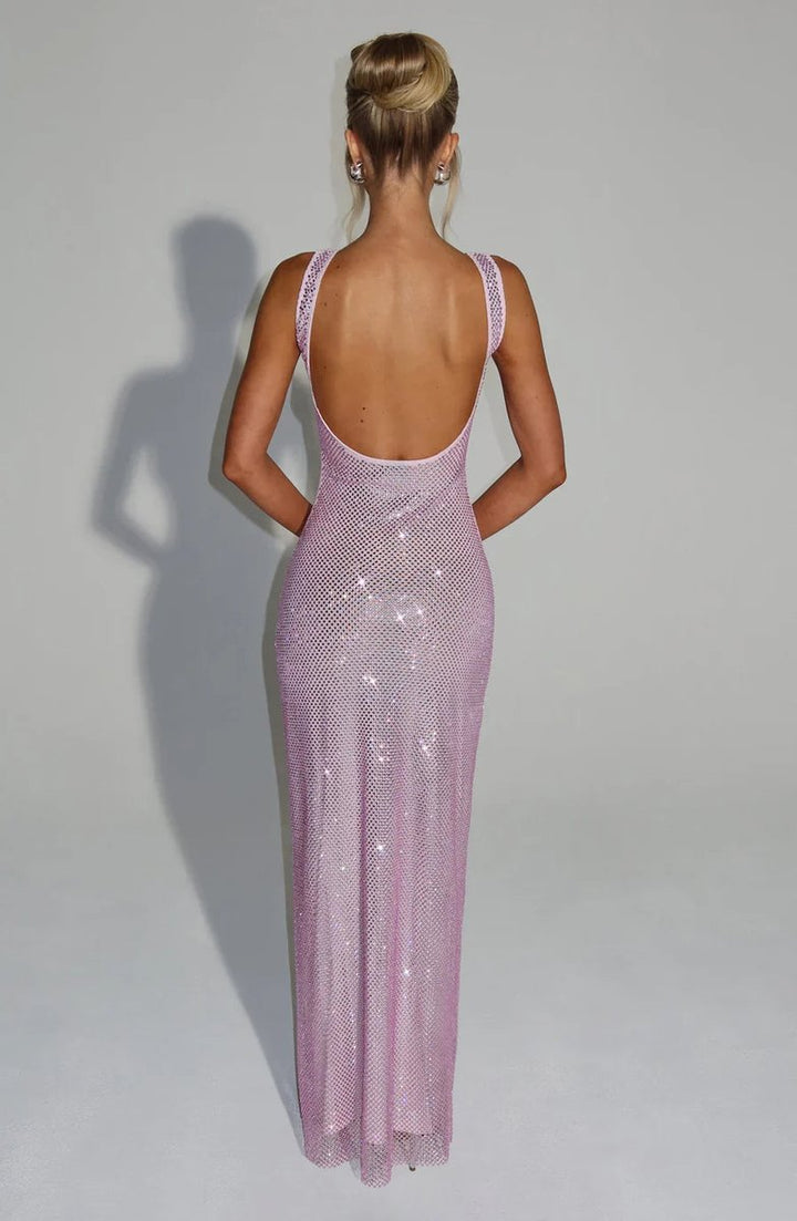 Amelia | Graceful Sequin Christmas Dress Maxi Evening Gown