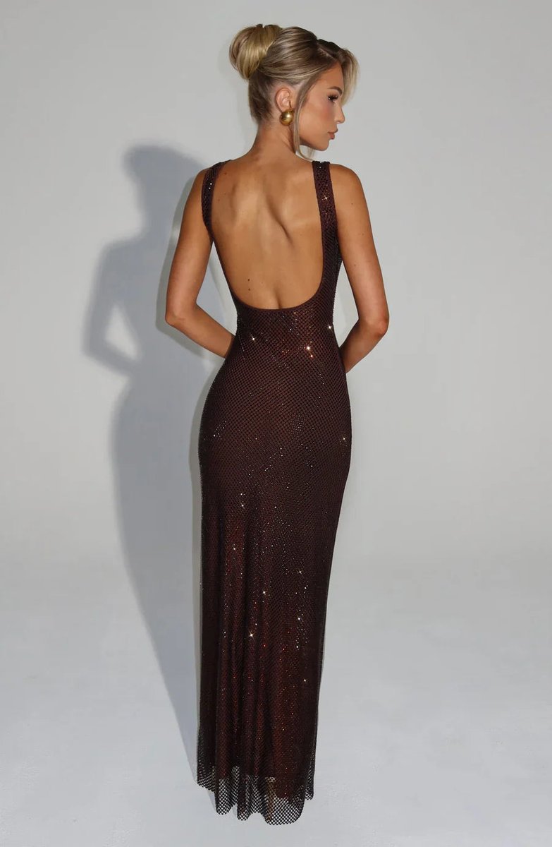Amelia | Graceful Sequin Christmas Dress Maxi Evening Gown