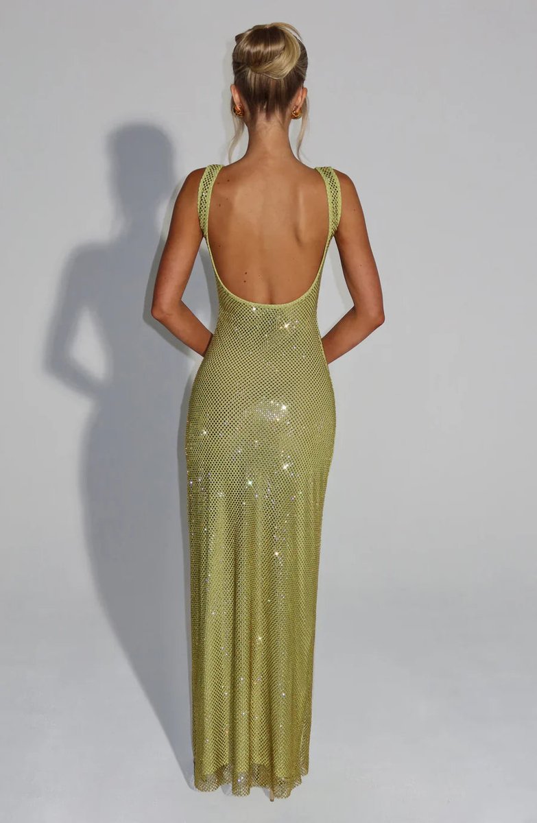 Amelia | Graceful Sequin Christmas Dress Maxi Evening Gown