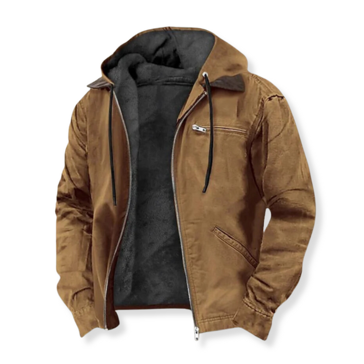 Archie | Hooded Zip Up Mens Winter Jacket