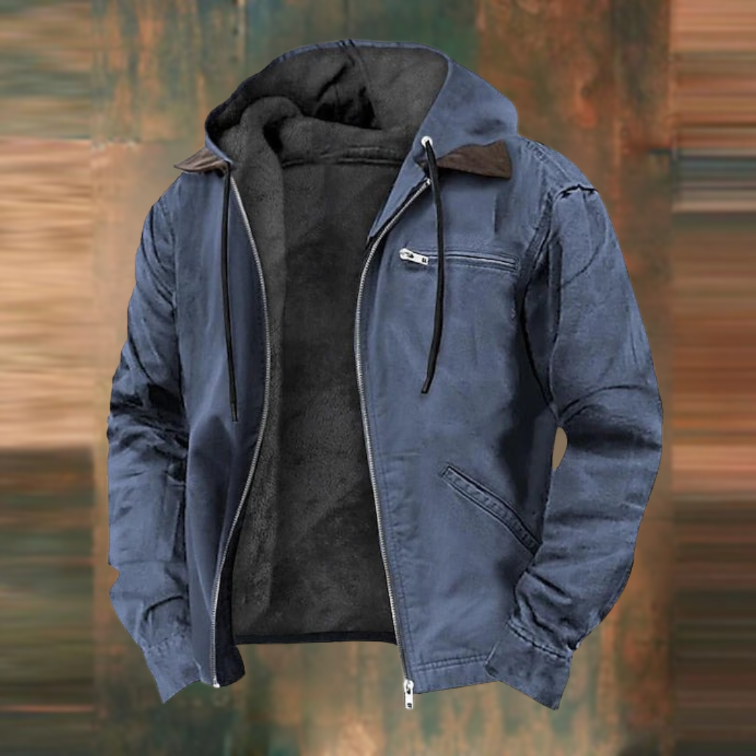 Archie | Hooded Zip Up Mens Winter Jacket