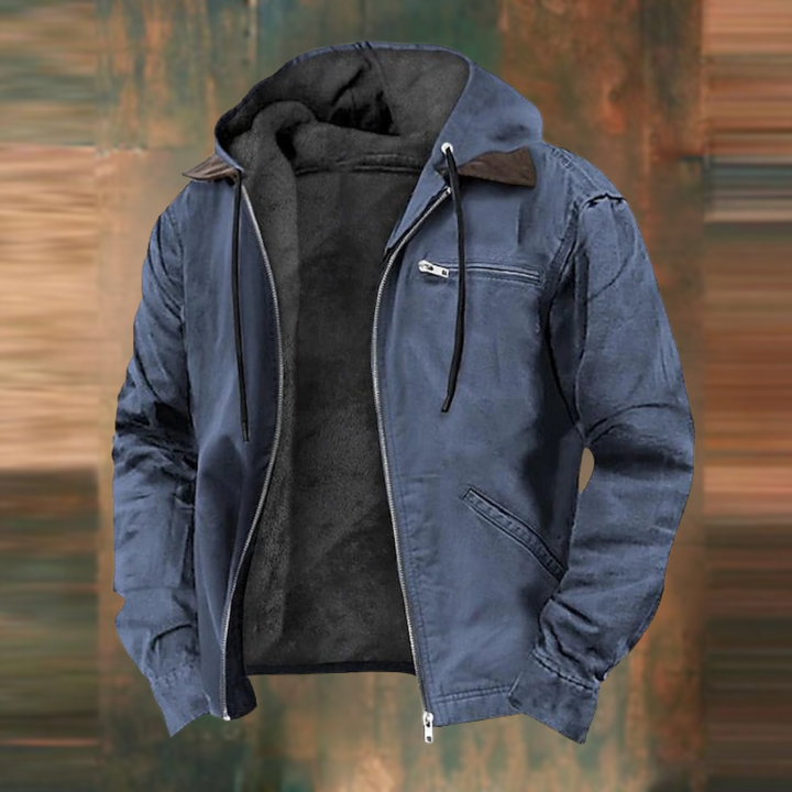 Archie | Hooded Zip Up Mens Winter Jacket
