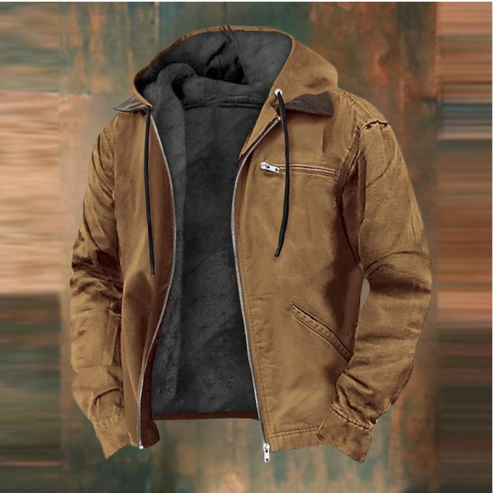 Archie | Hooded Zip Up Mens Winter Jacket