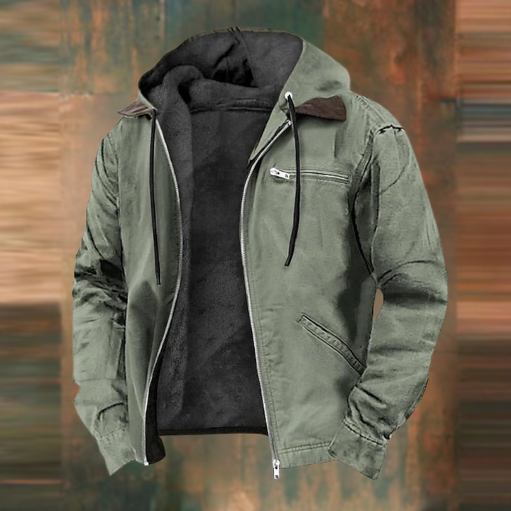 Archie | Hooded Zip Up Mens Winter Jacket