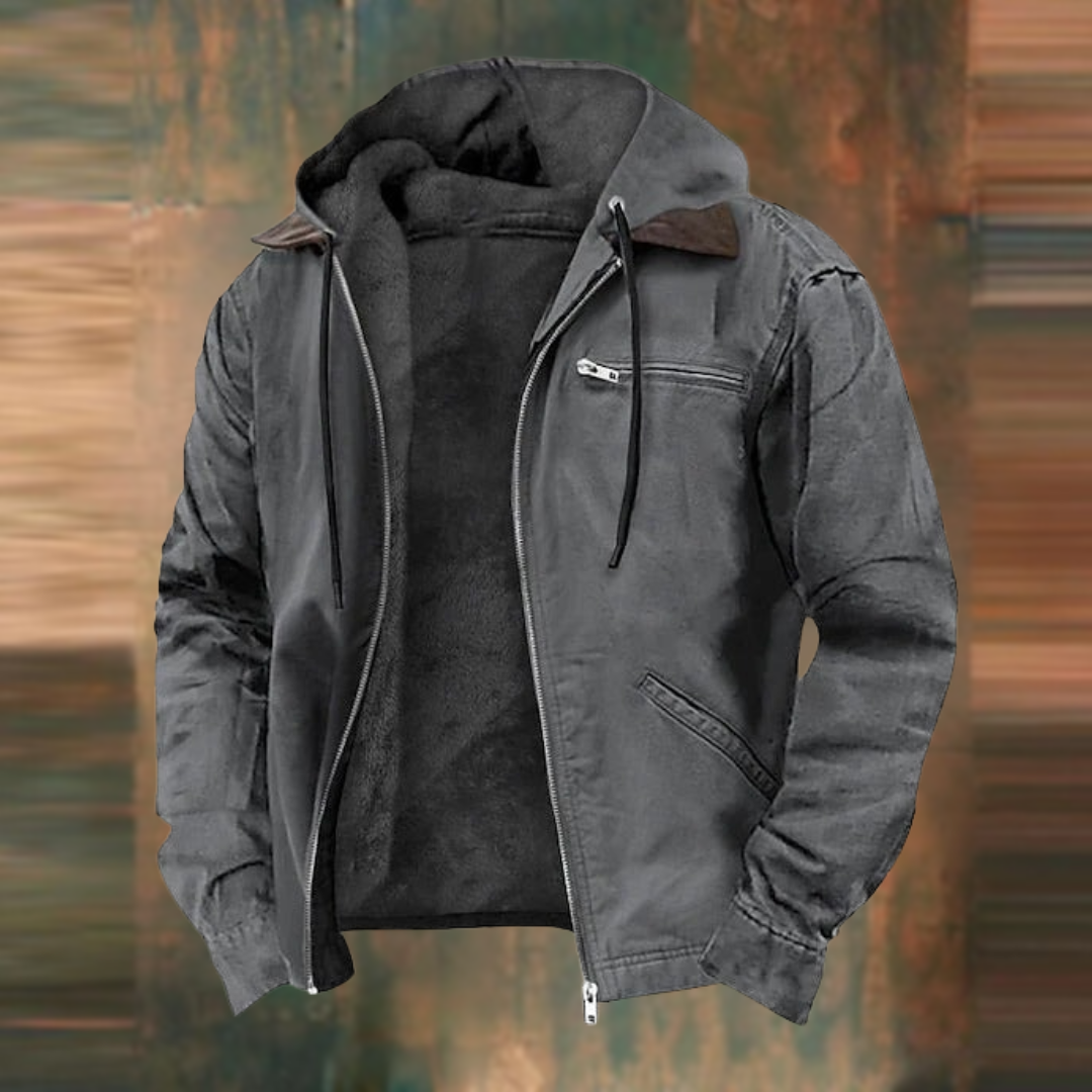 Archie | Hooded Zip Up Mens Winter Jacket