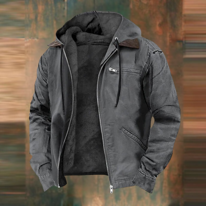 Archie | Hooded Zip Up Mens Winter Jacket