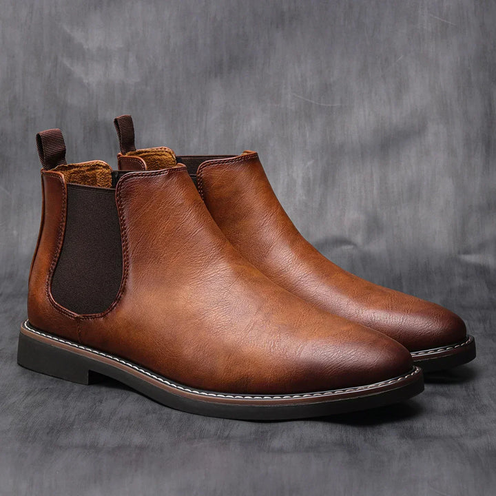 Arlo | Elegant Chelsea Slip-On Mens Ankle Boots