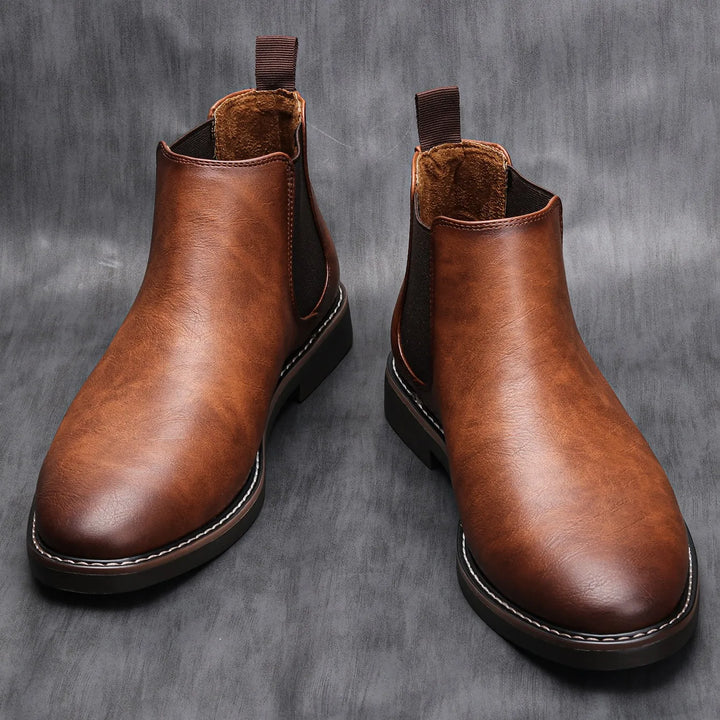 Arlo | Elegant Chelsea Slip-On Mens Ankle Boots