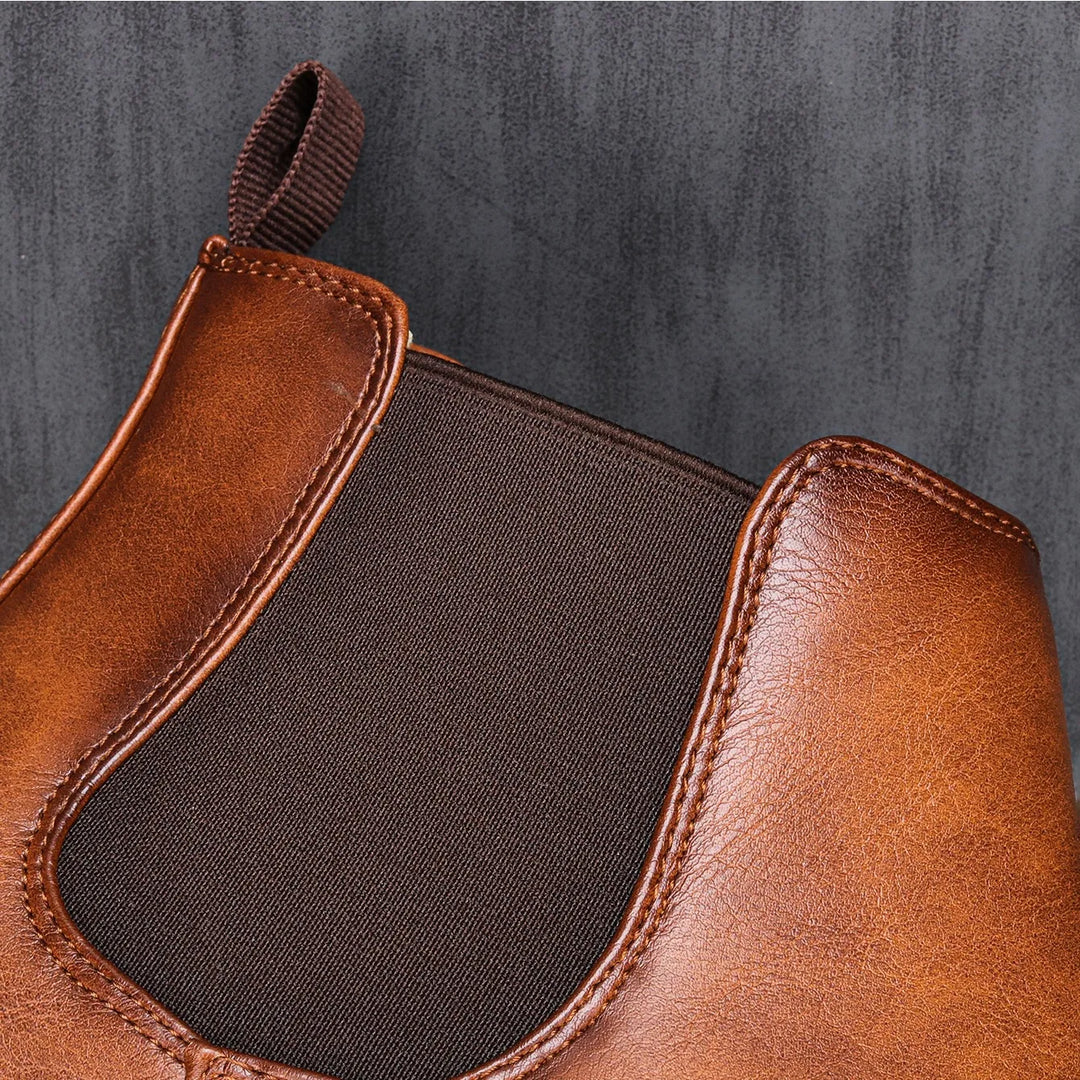 Arlo | Elegant Chelsea Slip-On Mens Ankle Boots
