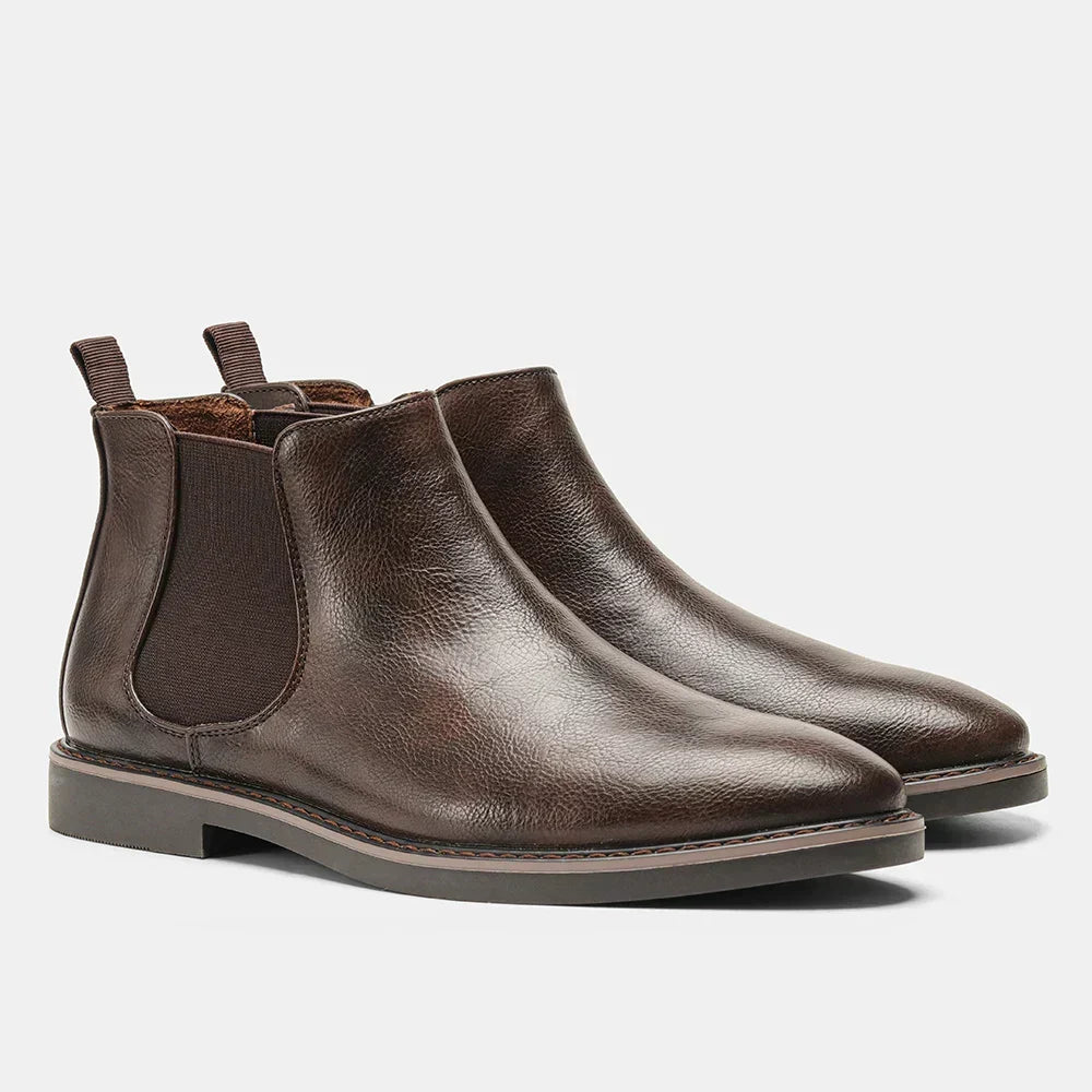 Arlo | Elegant Chelsea Slip-On Mens Ankle Boots