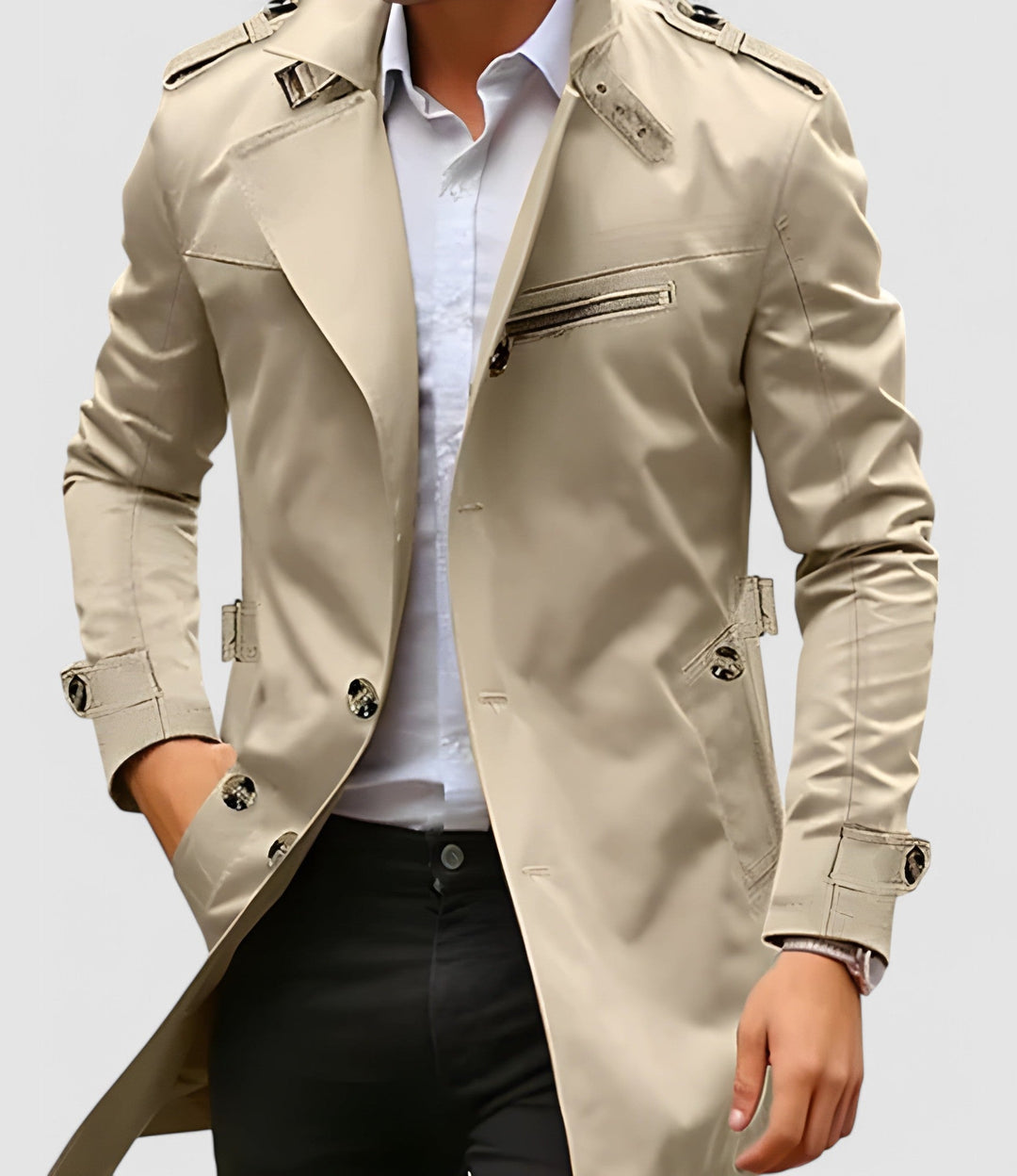Arthur | Classic Military Style Mens Winter Coat