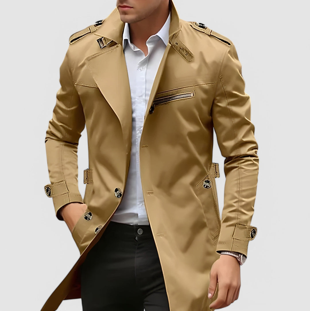 Arthur | Classic Military Style Mens Winter Coat