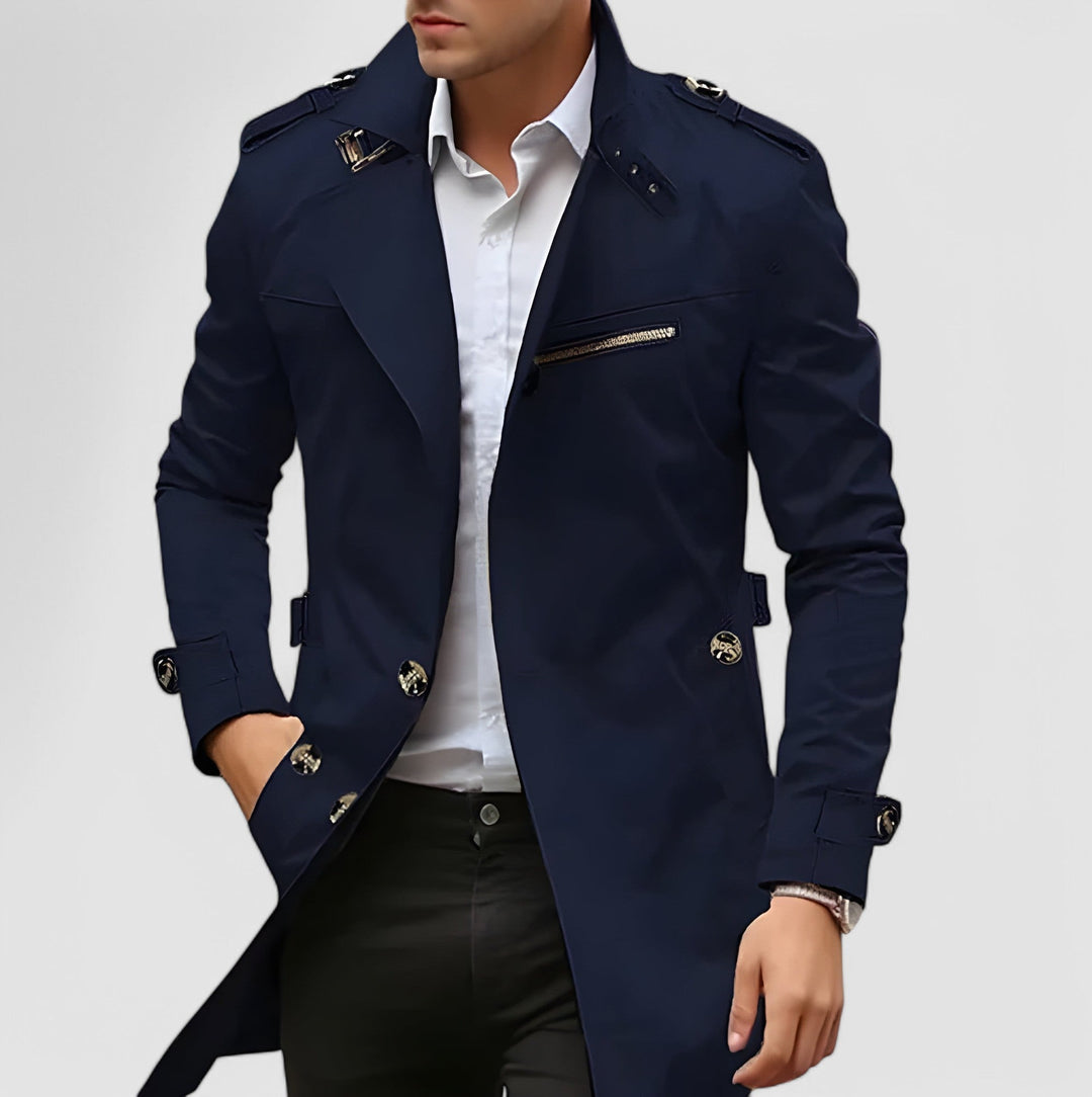 Arthur | Classic Military Style Mens Winter Coat