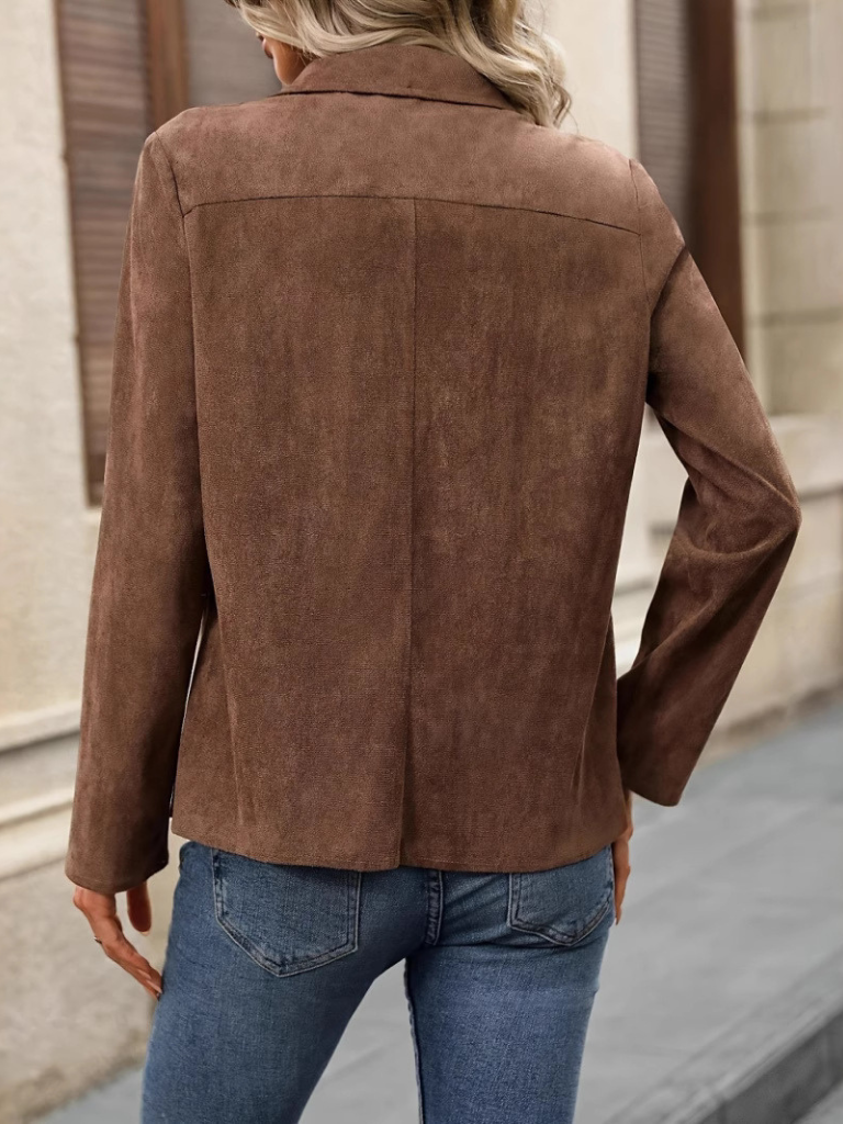 Athena | Refined Open Front Waterfall Winter Jacket