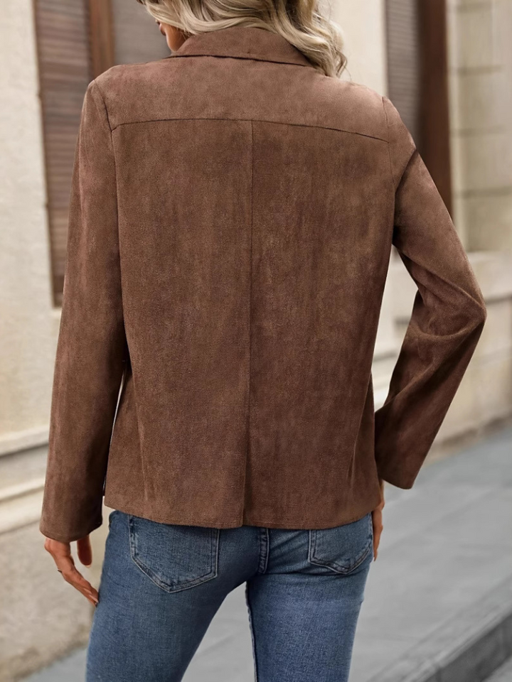 Athena | Refined Open Front Waterfall Winter Jacket