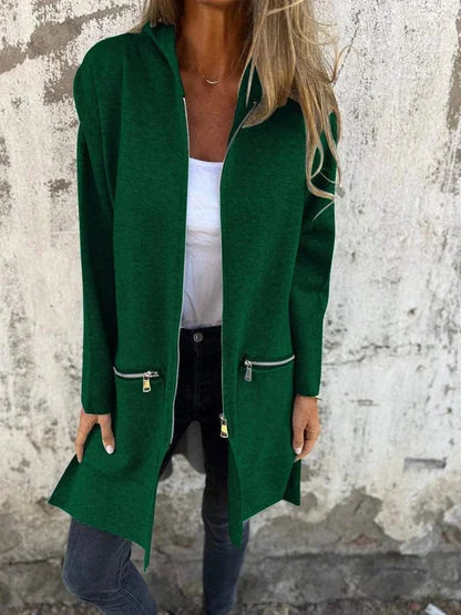 Aurora | Relaxed Zip-Up Hoodie Cardigan with Pockets