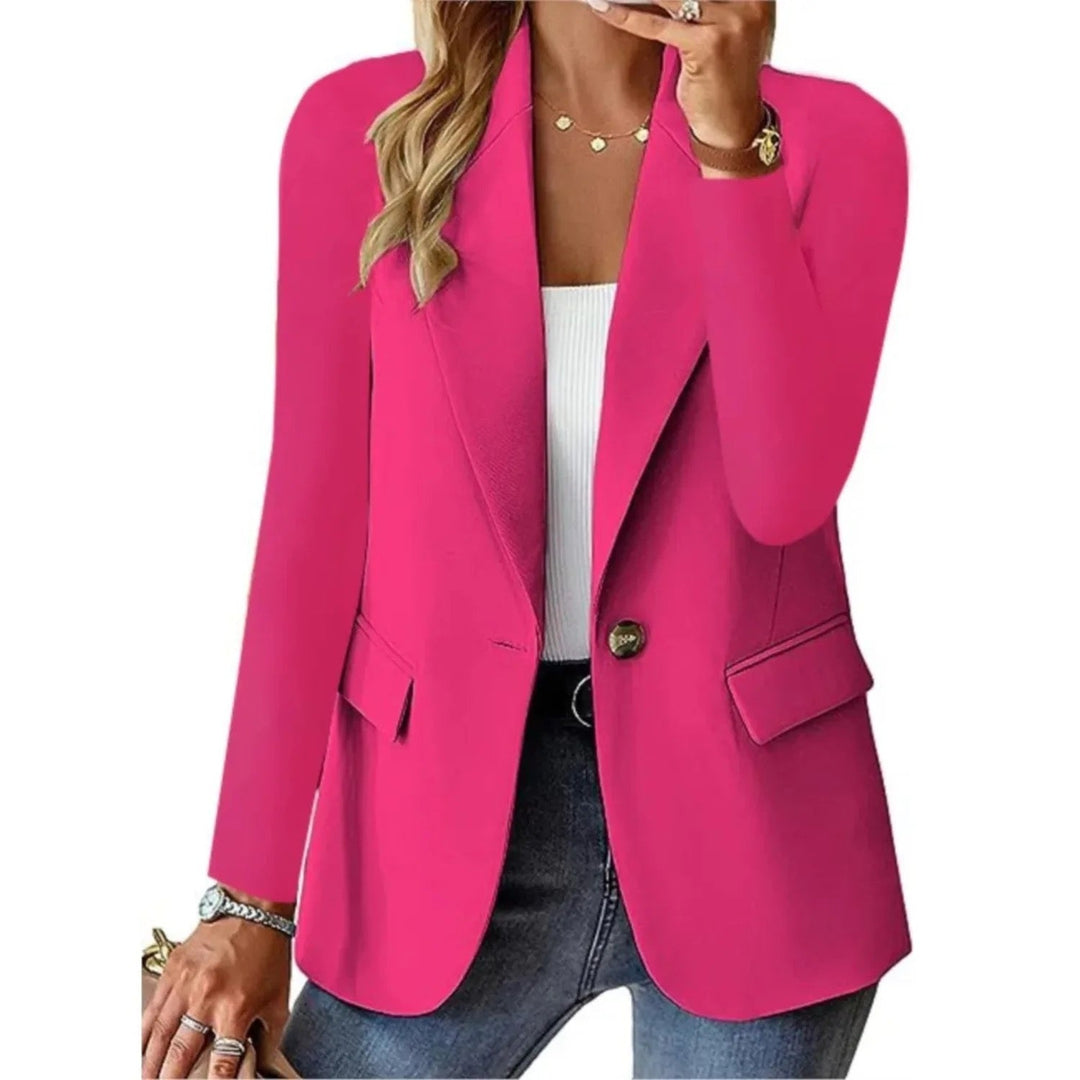 Aurora | Stylish Long Sleeve Single Button Blazer