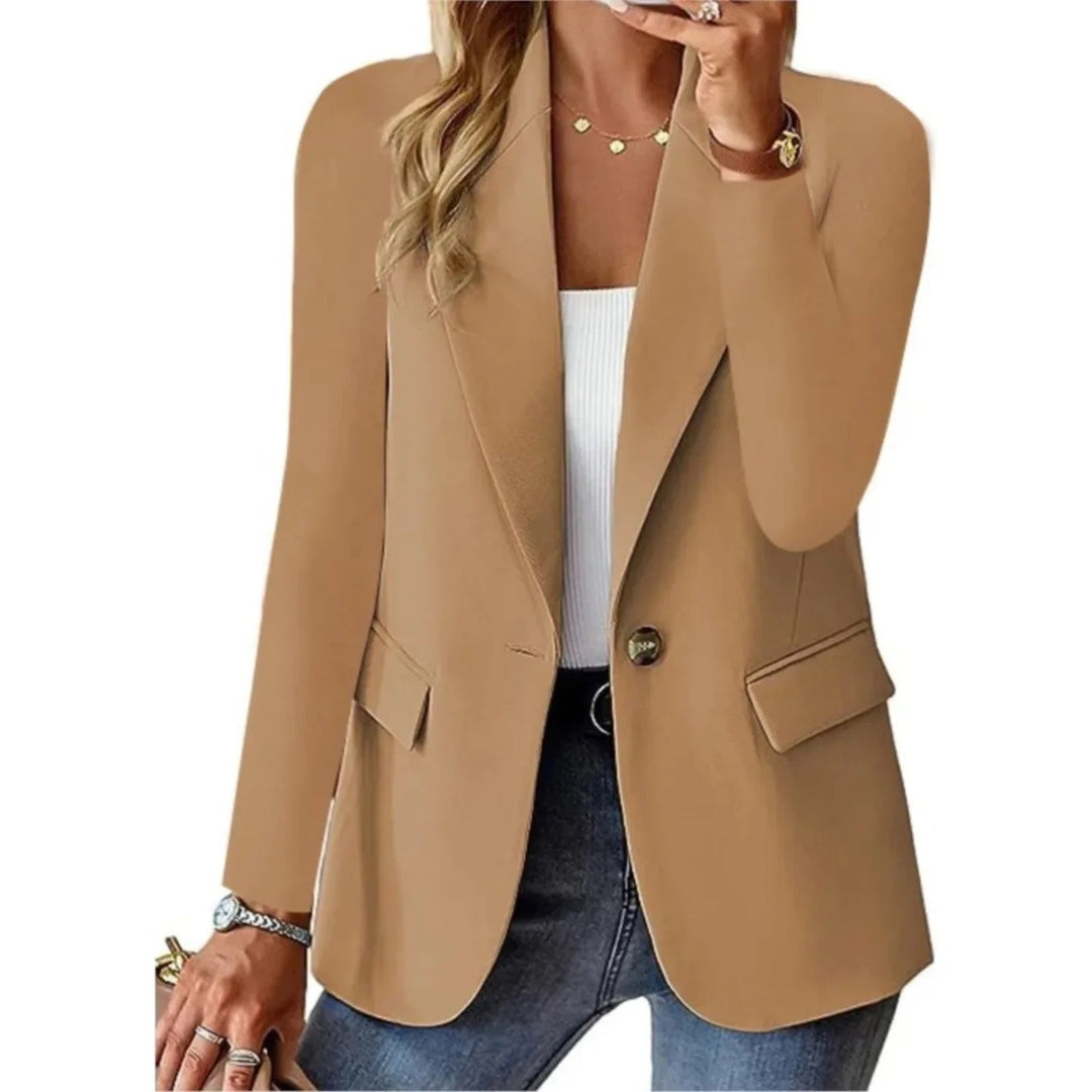 Aurora | Stylish Long Sleeve Single Button Blazer
