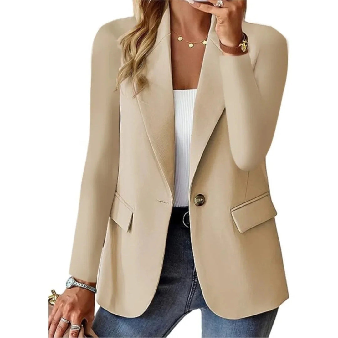 Aurora | Stylish Long Sleeve Single Button Blazer