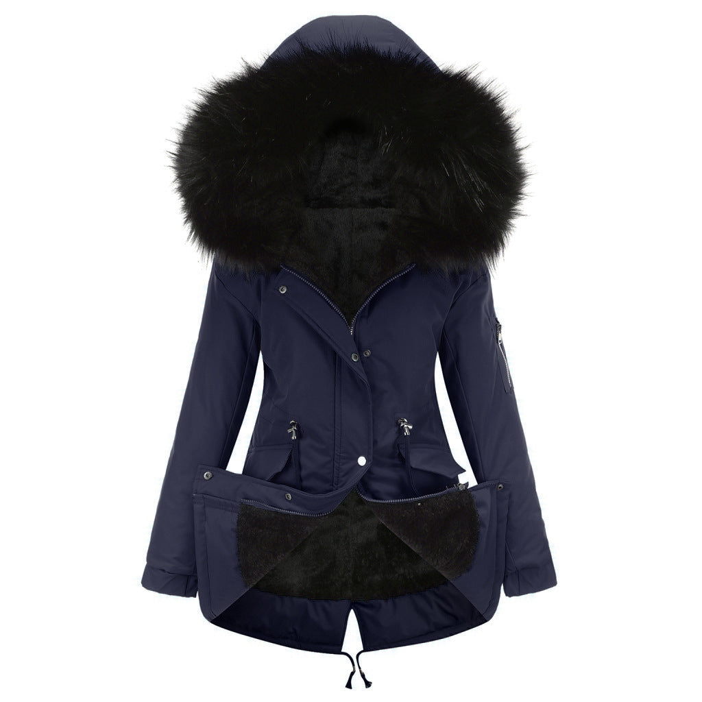 Ayla | Chic Hooded Mid-Length Parka Winter Coat