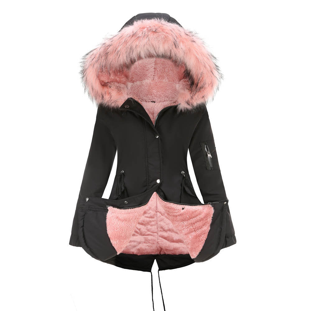 Ayla | Chic Hooded Mid-Length Parka Winter Coat