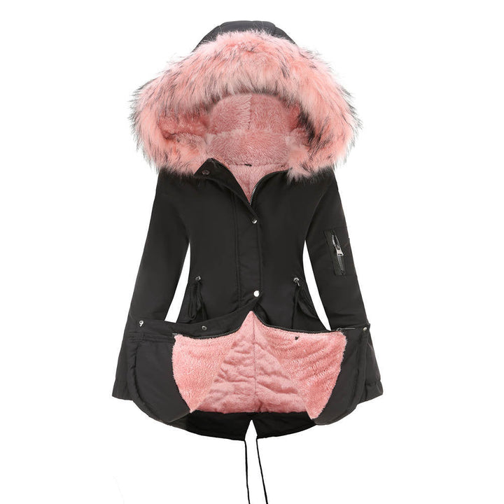 Ayla | Chic Hooded Mid-Length Parka Winter Coat