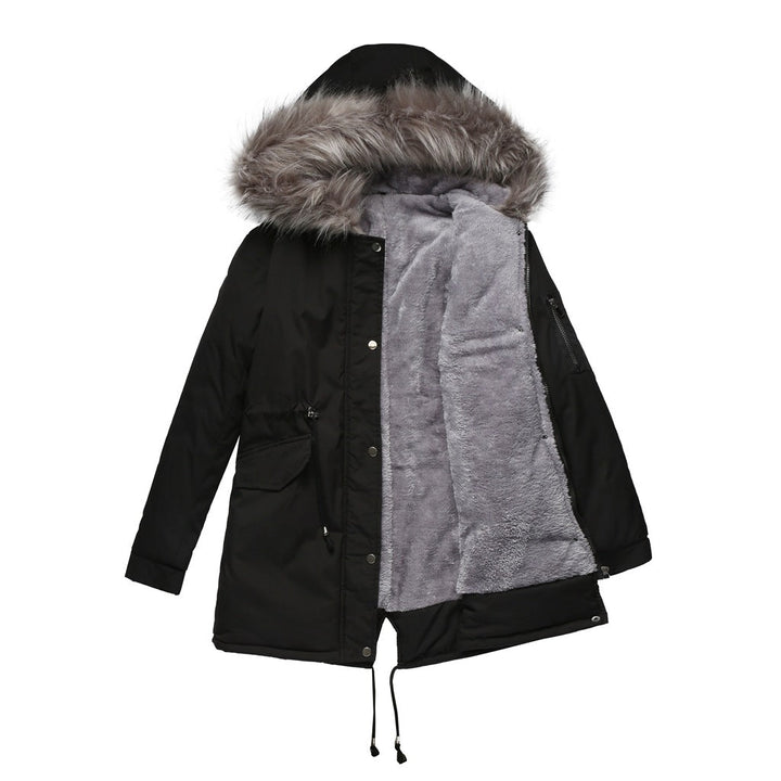 Ayla | Chic Hooded Mid-Length Parka Winter Coat