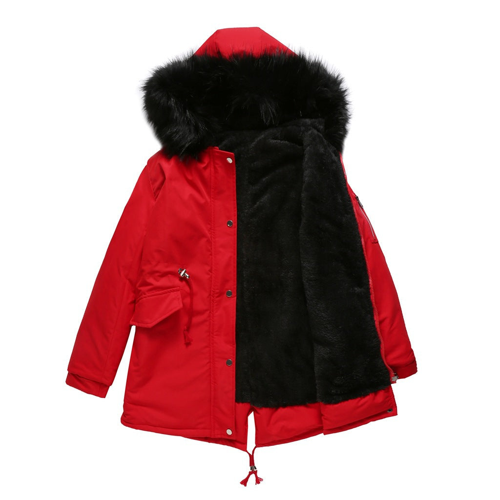 Ayla | Chic Hooded Mid-Length Parka Winter Coat
