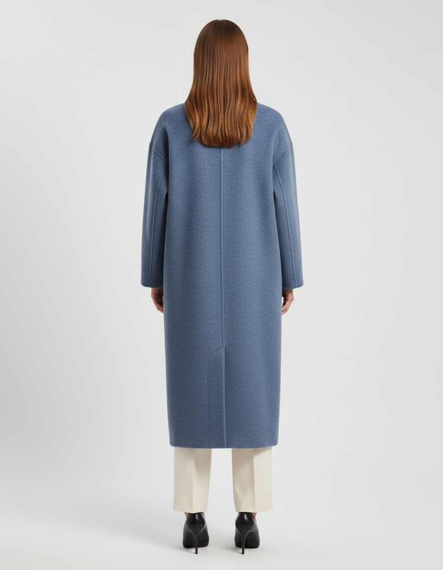 Ayla | Stylish Double Breasted Maxi Long Jacket