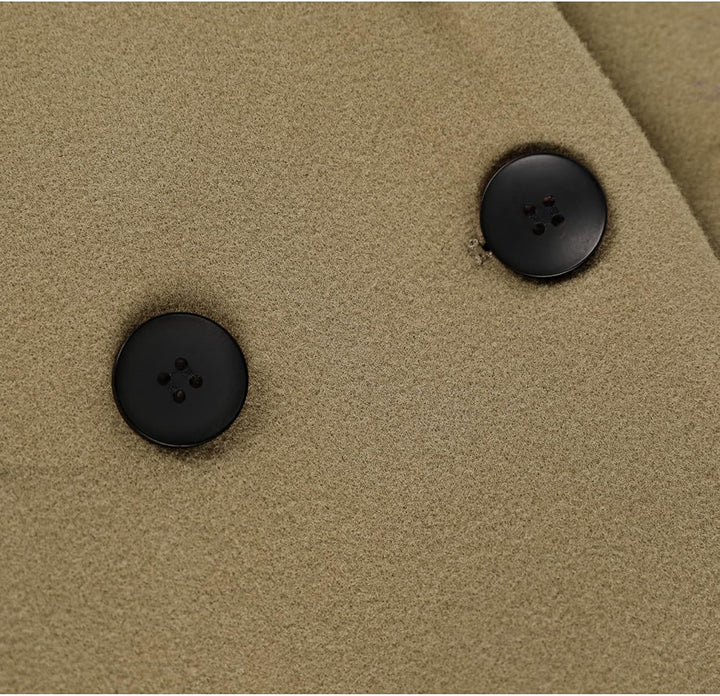 Bella | Classic Double-Breasted Longline Long Jacket