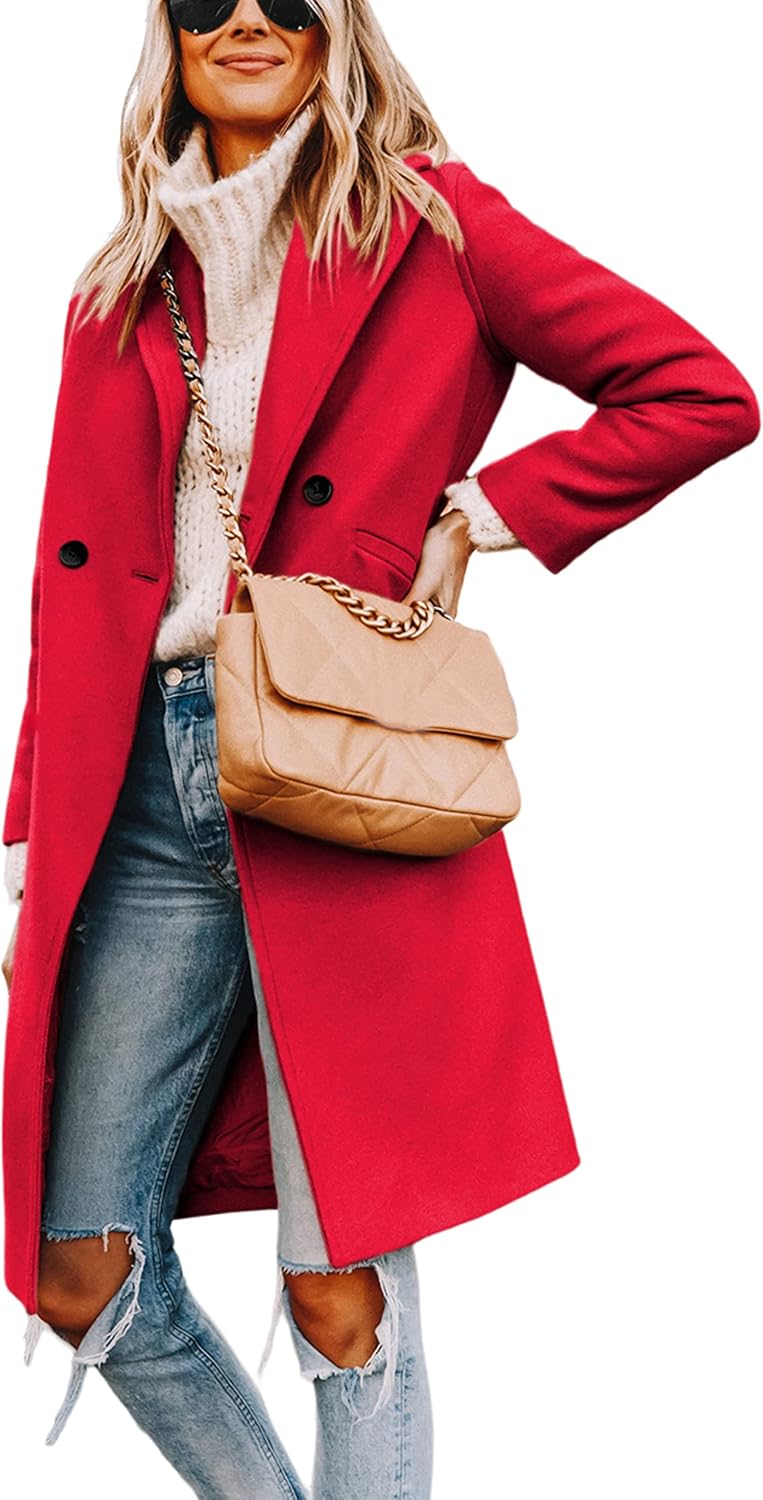 Bella | Classic Double-Breasted Longline Long Jacket