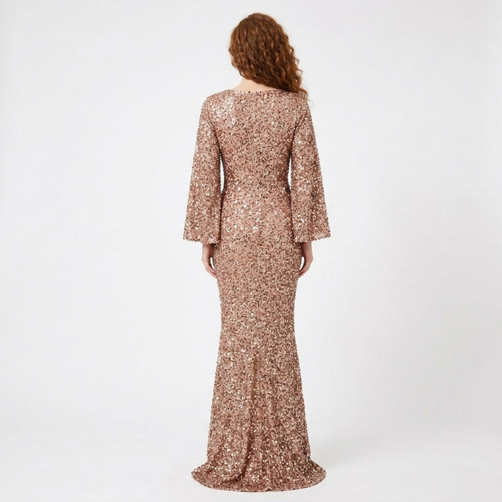 Bonnie | Timeless Sequin Mermaid Maxi Christmas Dress