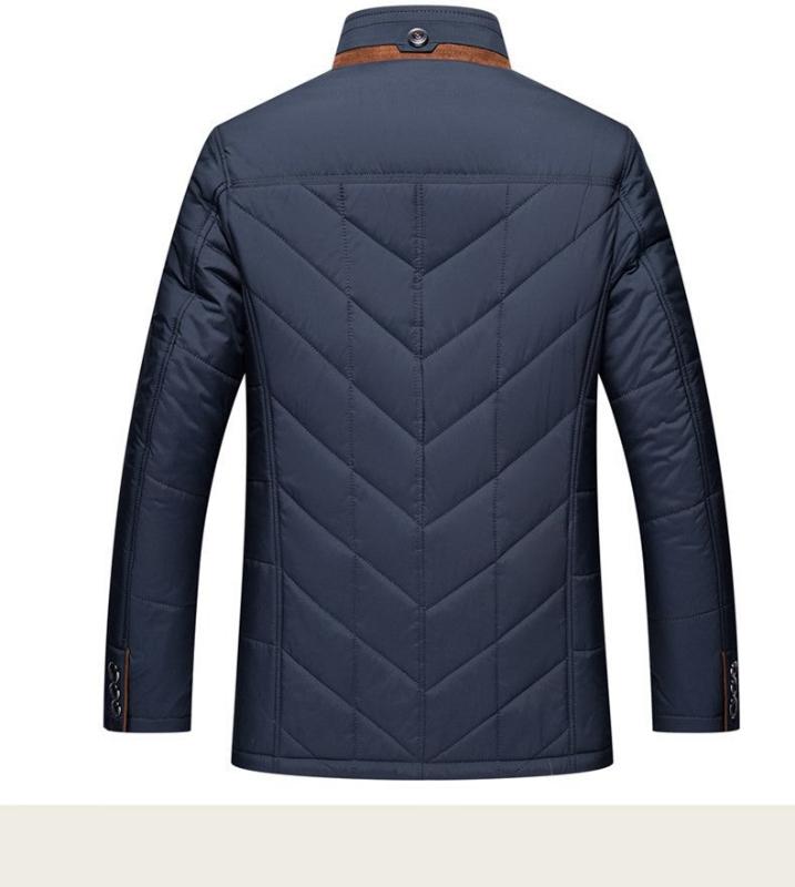 Caleb | Cosy Stand Collar Mens Quilted Jacket