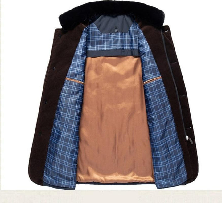 Caleb | Cosy Stand Collar Mens Quilted Jacket