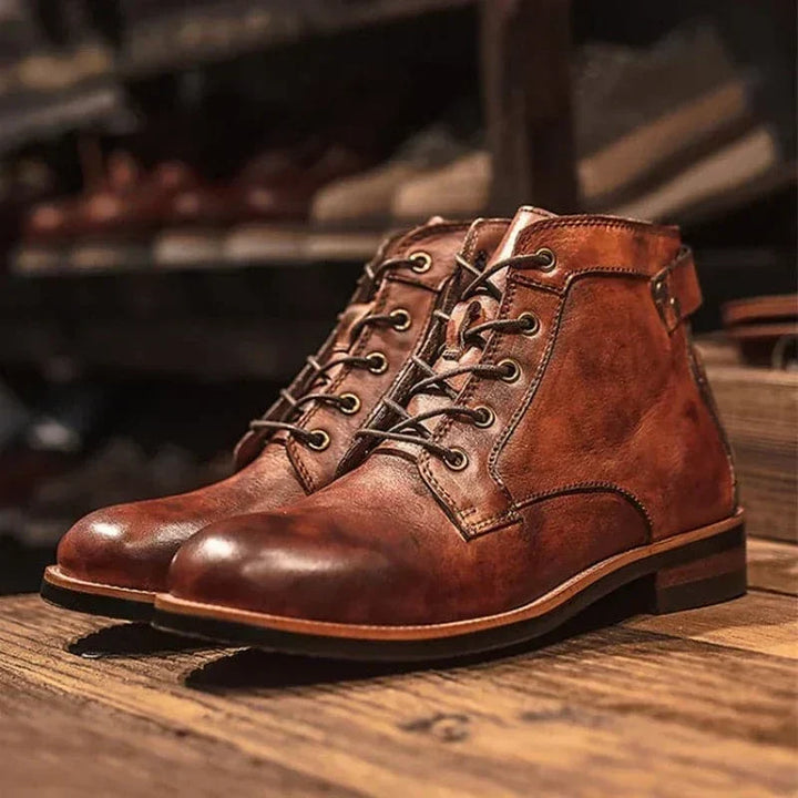 Caleb | Timeless Lace Up Mens Ankle Boots